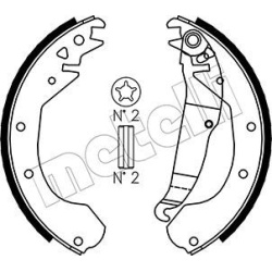 stabdžių trinkelių komplektas
                                METELLI                                                53-03