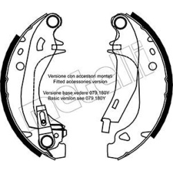 stabdžių trinkelių komplektas
                                METELLI                                                53-03