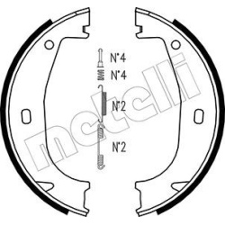 stabdžių trinkelių komplektas, stovėjimo stabdis
                                METELLI                                 