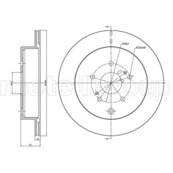 stabdžių diskas (1vnt)
METELLI 23-1639C, MET