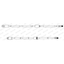 stabdžių žarnelė
                                FERODO                                                FHY2857, FERODO, F