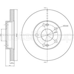 stabdžių diskas (1vnt)
                                METELLI                                                23-0466, METE