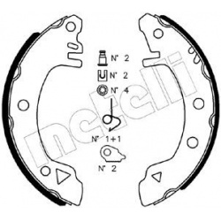 stabdžių trinkelių komplektas
                                METELLI                                                53-01