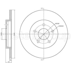 stabdžių diskas (1vnt)
                                METELLI                                                23-0683C, MET