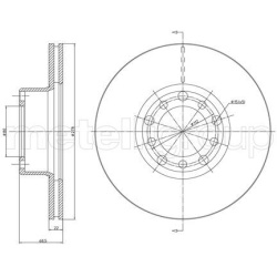 stabdžių diskas (1vnt)
                                METELLI                                                23-0086, METE