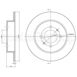 stabdžių diskas (1vnt)
METELLI 23-1083C, MET