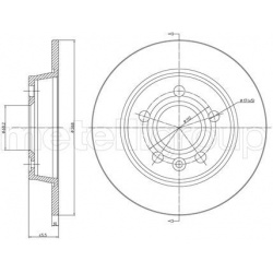 stabdžių diskas (1vnt)
                                METELLI                                                23-0404C, MET