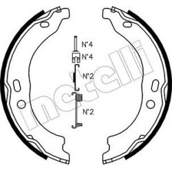 stabdžių trinkelių komplektas, stovėjimo stabdis
                                METELLI                                 