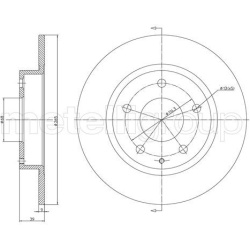 stabdžių diskas (1vnt)
                                METELLI                                                23-1524C, MET