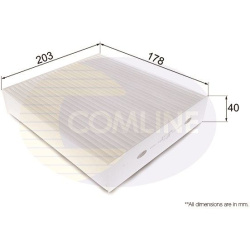 filtras, salono oras
                                COMLINE                                                EKF108, COMLINE, 