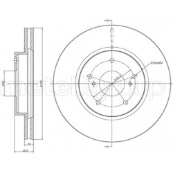 stabdžių diskas (1vnt)
                                METELLI                                                23-0945C, MET