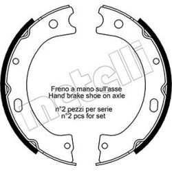 stabdžių trinkelių komplektas, stovėjimo stabdis
                                METELLI                                 