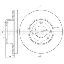 stabdžių diskas (1vnt)
                                METELLI                                                23-0014, METE