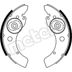 stabdžių trinkelių komplektas
METELLI 53-00