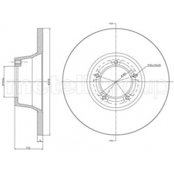 stabdžių diskas (1vnt)
                                METELLI                                                23-0162, METE