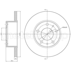 stabdžių diskas (1vnt)
                                METELLI                                                23-0572, METE