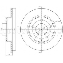 stabdžių diskas (1vnt)
                                METELLI                                                23-0786, METE