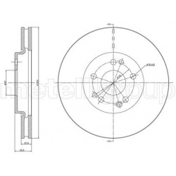 stabdžių diskas (1vnt)
                                METELLI                                23-0300, METELLI, 23-0300, au
