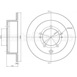 stabdžių diskas (1vnt)
                                METELLI                                                23-1120C, MET