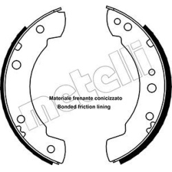 stabdžių trinkelių komplektas
                                METELLI                                53-0102, METELLI, 53-
