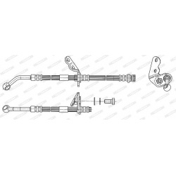 stabdžių žarnelė
                                FERODO                                                FHY3216, FERODO, F