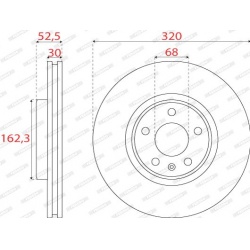 stabdžių diskas (1vnt) PREMIER
FERODO DDF2761C, FERODO, DDF2