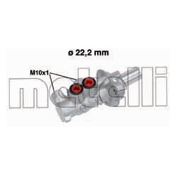 pagrindinis cilindras, stabdžiai
                                METELLI                                05-0740, METELLI, 05