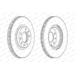 stabdžių diskas (1vnt) PREMIER
FERODO DDF2401C1, FERODO, DDF