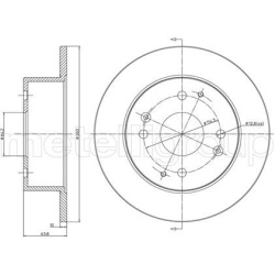 stabdžių diskas (1vnt)
                                METELLI                                                23-0578, METE