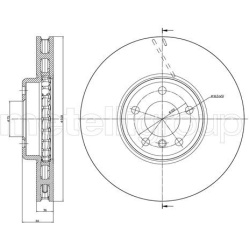 stabdžių diskas (1vnt)
                                METELLI                                                23-1328C, MET