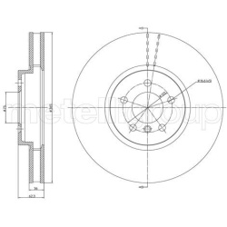 stabdžių diskas (1vnt)
                                METELLI                                                23-1030C, MET