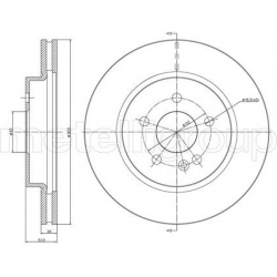 stabdžių diskas (1vnt)
                                METELLI                                                23-0700C, MET