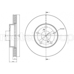 stabdžių diskas (1vnt)
                                METELLI                                                23-0801C, MET
