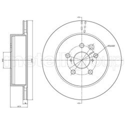 stabdžių diskas (1vnt)
METELLI 23-1541C, MET