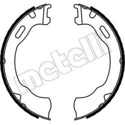 stabdžių trinkelių komplektas, stovėjimo stabdis
                                METELLI                                 