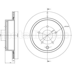 stabdžių diskas (1vnt)
                                METELLI                                23-1406C, METELLI, 23-1406C, 