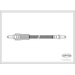 stabdžių žarnelė
                                CORTECO                                                19018761, CORTECO