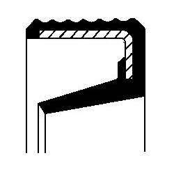 veleno sandariklis, neautomatinė transmisija
                                CORTECO                                        