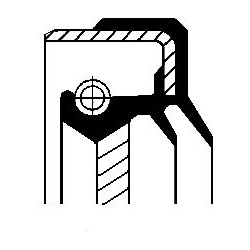 Riebokšlis reduktoriaus priekinis
CORTECO 010