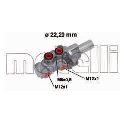 pagrindinis cilindras, stabdžiai
                                METELLI                                                05-0