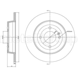 stabdžių diskas (1vnt)
                                METELLI                                                23-1376C, MET
