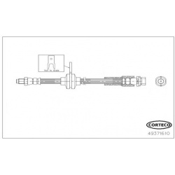 stabdžių žarnelė
                                CORTECO                                                49371610, CORTECO