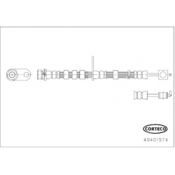stabdžių žarnelė
                                CORTECO                                                49401974, CORTECO