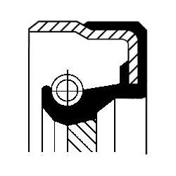 veleno sandariklis, neautomatinė transmisija
                                CORTECO                                        