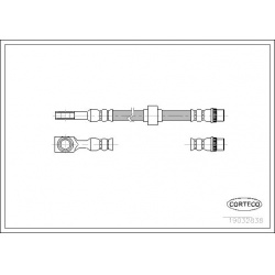 stabdžių žarnelė
                                CORTECO                                                19032838, CORTECO