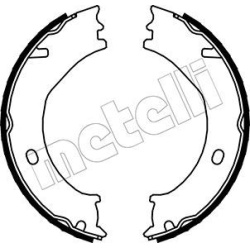 stabdžių trinkelių komplektas, stovėjimo stabdis
METELLI