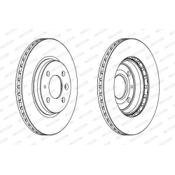 stabdžių diskas (1vnt) PREMIER
FERODO DDF397