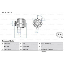 BOSCH                                                0986080380, BOSCH, 0986080380, auto detalė