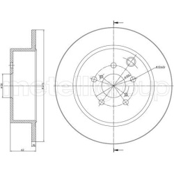 stabdžių diskas (1vnt)
METELLI 23-1487C, MET