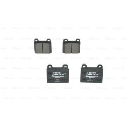 stabdžių trinkelių rinkinys, diskinis stabdys
                                BOSCH                                       